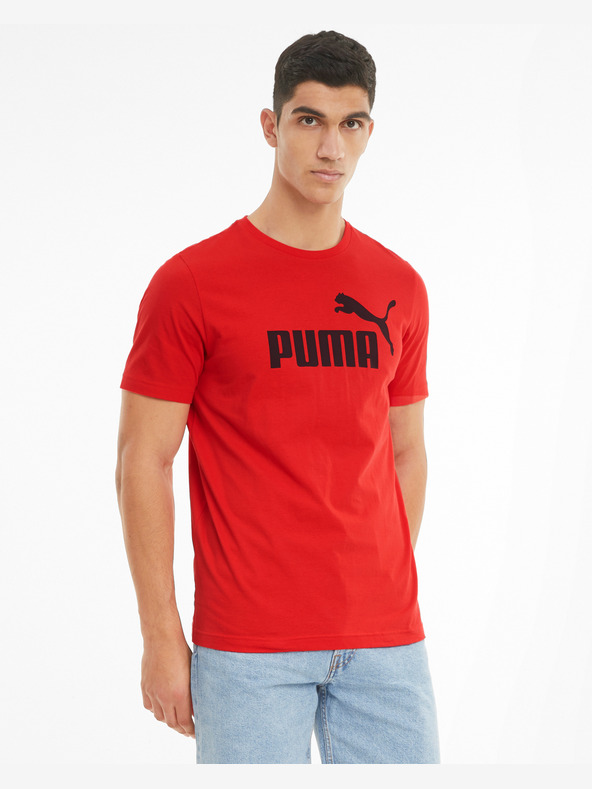 Puma Essentials Logo Majica crvena