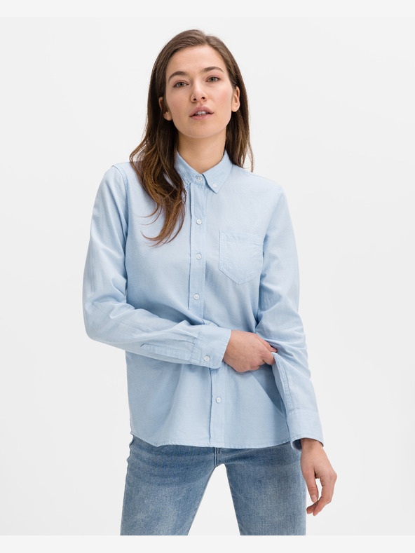 GAP Fitted Boyfriend Oxford Košulja plava