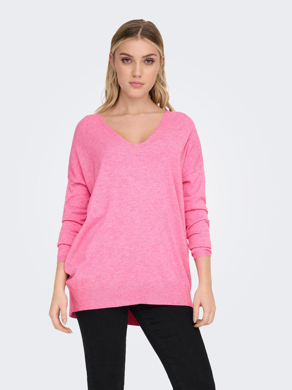 ONLY Lely Džemper ružičasta