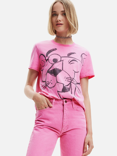 Desigual Pink Panther Smile Majica