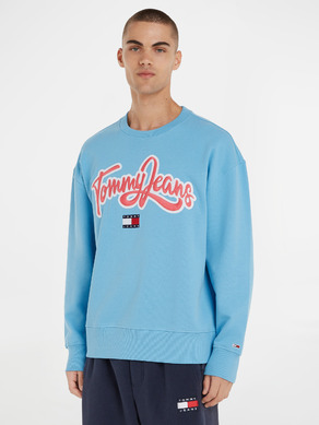 Tommy Jeans College Pop Text Crew Majica dugih rukava