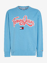 Tommy Jeans College Pop Text Crew Majica dugih rukava