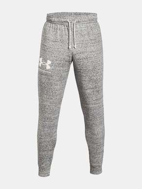 Under Armour RIVAL TERRY JOGGER - bílá Donji dio trenirke