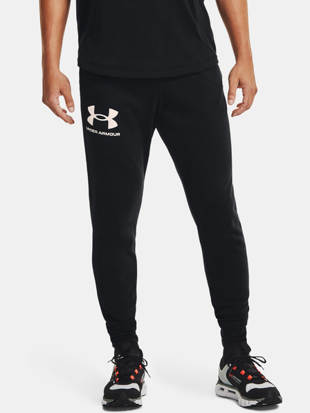 Under Armour RIVAL TERRY JOGGER - černá Donji dio trenirke