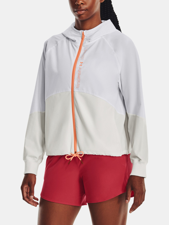 Under Armour Woven FZ Jacket-WHT Jakna bijela