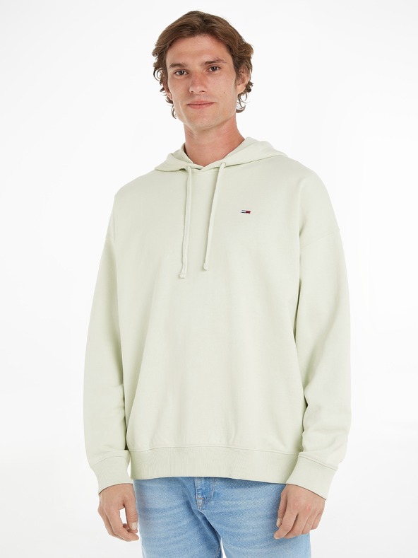 Tommy Jeans OVZ College Hoodie Majica dugih rukava zelena