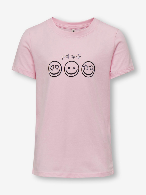 ONLY Smil Majica dječja ružičasta