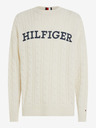 Tommy Hilfiger Cable Monotype Crew Neck Džemper