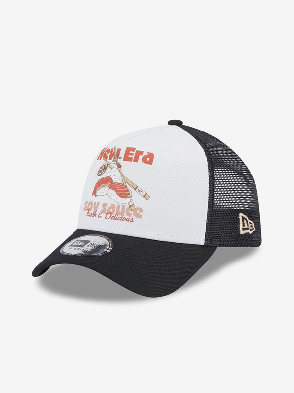 New Era Food Sushi Black A-Frame Trucker Šilterica