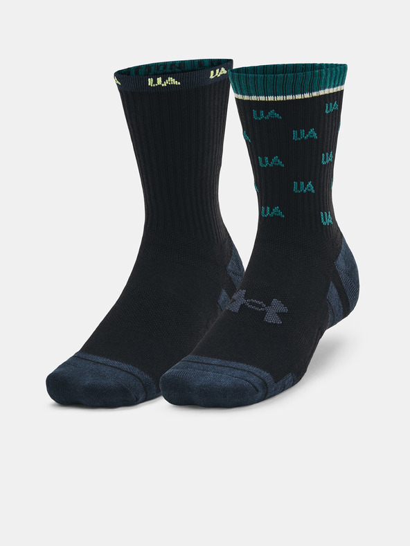 Under Armour UA Perf Cotton Nov Mid 2-pack Čarape