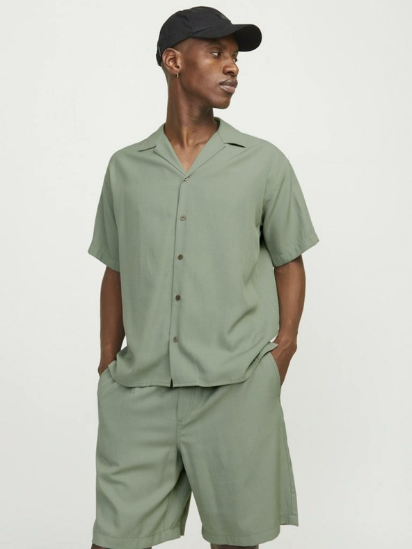 Jack & Jones Jack & Jones Aaron zelena muška košulja kratkih rukava