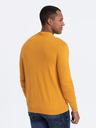 Ombre Clothing Muški osnovni džemper u boji senfa s podignutim ovratnikom Ombre Clothing