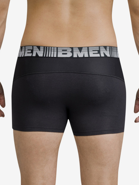Bellinda Crne muške sportske bokserice Bellinda 3D FLEX AIR BOXER