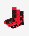 Happy Socks I Love You 3-pack Čarape